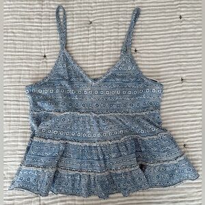 American Eagle Babydoll Tiered Tank